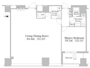 セントラルパークタワー・ラ・トゥール新宿 503 間取り図