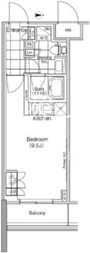 ザ・パークハビオ高円寺 322 間取り図
