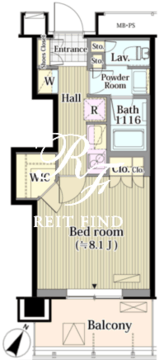メルクマール京王笹塚レジデンス 1214 間取り図