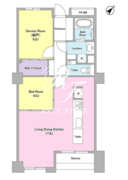 ファーロ西麻布 302 間取り図