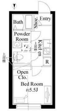 ルーム馬込 302 間取り図