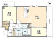 ウェルスクエア中目黒2 302 間取り図