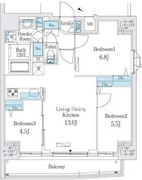 プライムブリス板橋本町 1201 間取り図