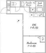 イルメッツォディトウキョウ 302 間取り図
