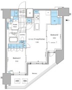 ルフォンプログレ田原町 1401 間取り図