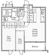 nido桜丘 310 間取り図