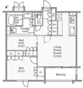 nido桜丘 304 間取り図