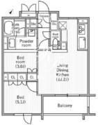 nido桜丘 206 間取り図