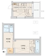 エスセナーリオ市谷薬王寺 102 間取り図
