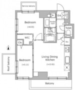 ドゥーエ南千住 702 間取り図