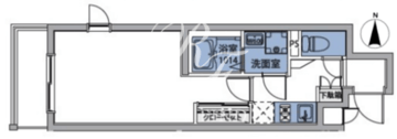 ルネサンスコート目黒 405 間取り図