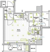 シーネクス品川荏原 402 間取り図
