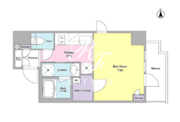 コンフォリア三田トロワ 505 間取り図