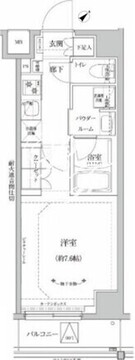 リルシア北赤羽 204 間取り図