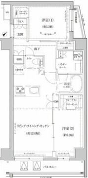 リルシア北赤羽 507 間取り図