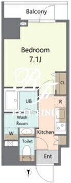 アリビス東京尾久 1403 間取り図