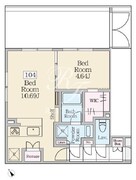 レーヴレジデンス三軒茶屋 104 間取り図