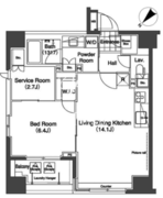 コンフォリア日本橋人形町 904 間取り図