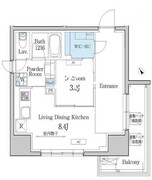 デュオフラッツ池尻大橋 801 間取り図