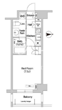 コンフォリア下北沢 218 間取り図