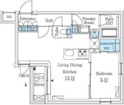 ソラシアレジデンス亀戸 307 間取り図