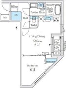 ソラシアレジデンス亀戸 101 間取り図