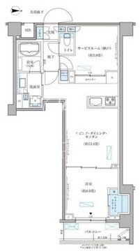 パークアクシス文京本郷 215 間取り図