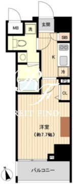 オーキッドレジデンス上野 1402 間取り図