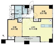 クロスレジデンス蒲田 1503 間取り図