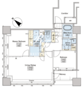 レジディアタワー上池袋 TW-1005 間取り図