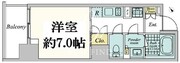 クレストコート中野 201 間取り図