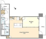 オーキッドレジデンス品川 210 間取り図