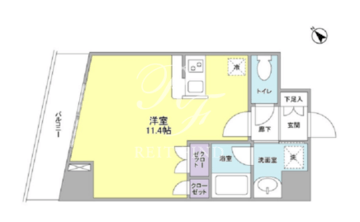 コンフォリア池尻 302 間取り図