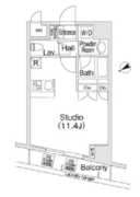 コンフォリア池尻 502 間取り図