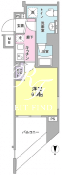 メインステージ白金高輪駅前 901 間取り図