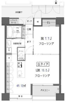 ガーデン蒲田 1002 間取り図
