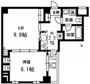 レジディア南雪谷 210 間取り図