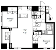レジディア日本橋馬喰町3 205 間取り図