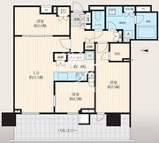 晴海フラッグ PARK-T-3603 間取り図