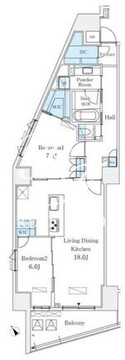 Ｌｅ　ＵｎＤｅｕｘ南青山 902 間取り図