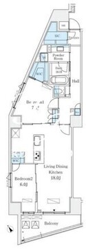 Ｌｅ　ＵｎＤｅｕｘ南青山 502 間取り図