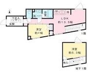 クールブラン八幡山 109 間取り図