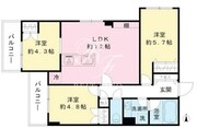 クールブラン八幡山 303 間取り図