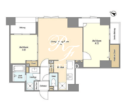 東神田テラスレジデンス 612 間取り図
