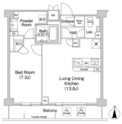 コンフォリア駒場 418 間取り図