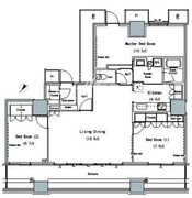 ザ・東京タワーズミッドタワー 311 間取り図