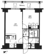 エスティメゾン中野 802 間取り図