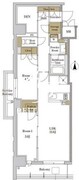 RJRプレシア大森北 604 間取り図