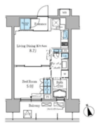 パークアクシス高田馬場 902 間取り図