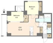 エスレジデンス高島平アソレア 604 間取り図